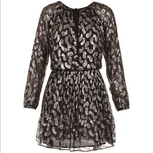 Michael Kors paisley jacquard dress